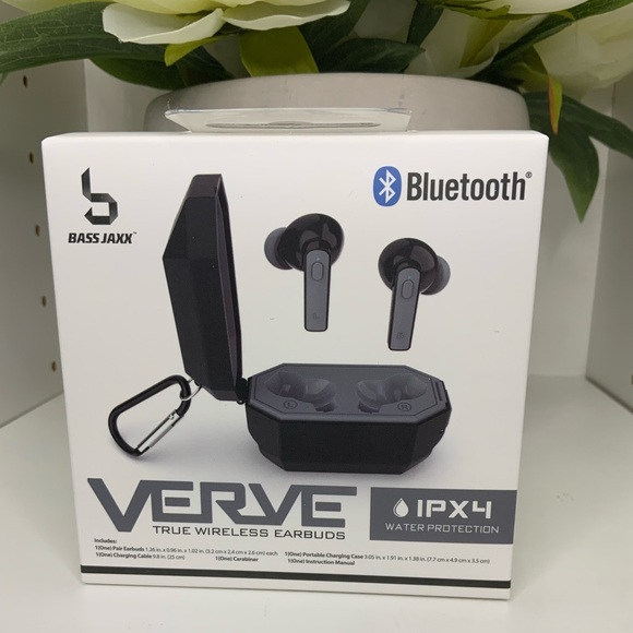 Other - Verve True Wireless Earbuds With Mic & Water-Resistant Case